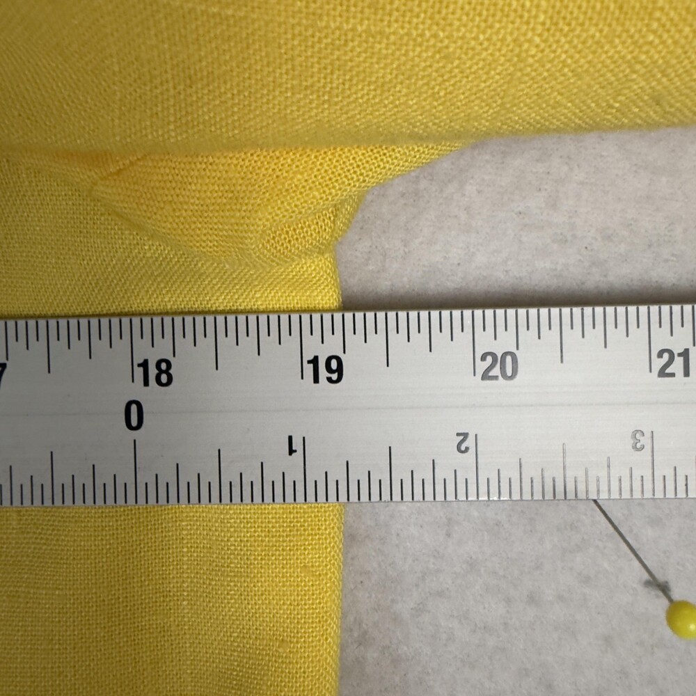 Vintage 80s SASSON Longline Blazer Open Front Bright Yellow Power Dressing Sz S - Picture 7 of 12